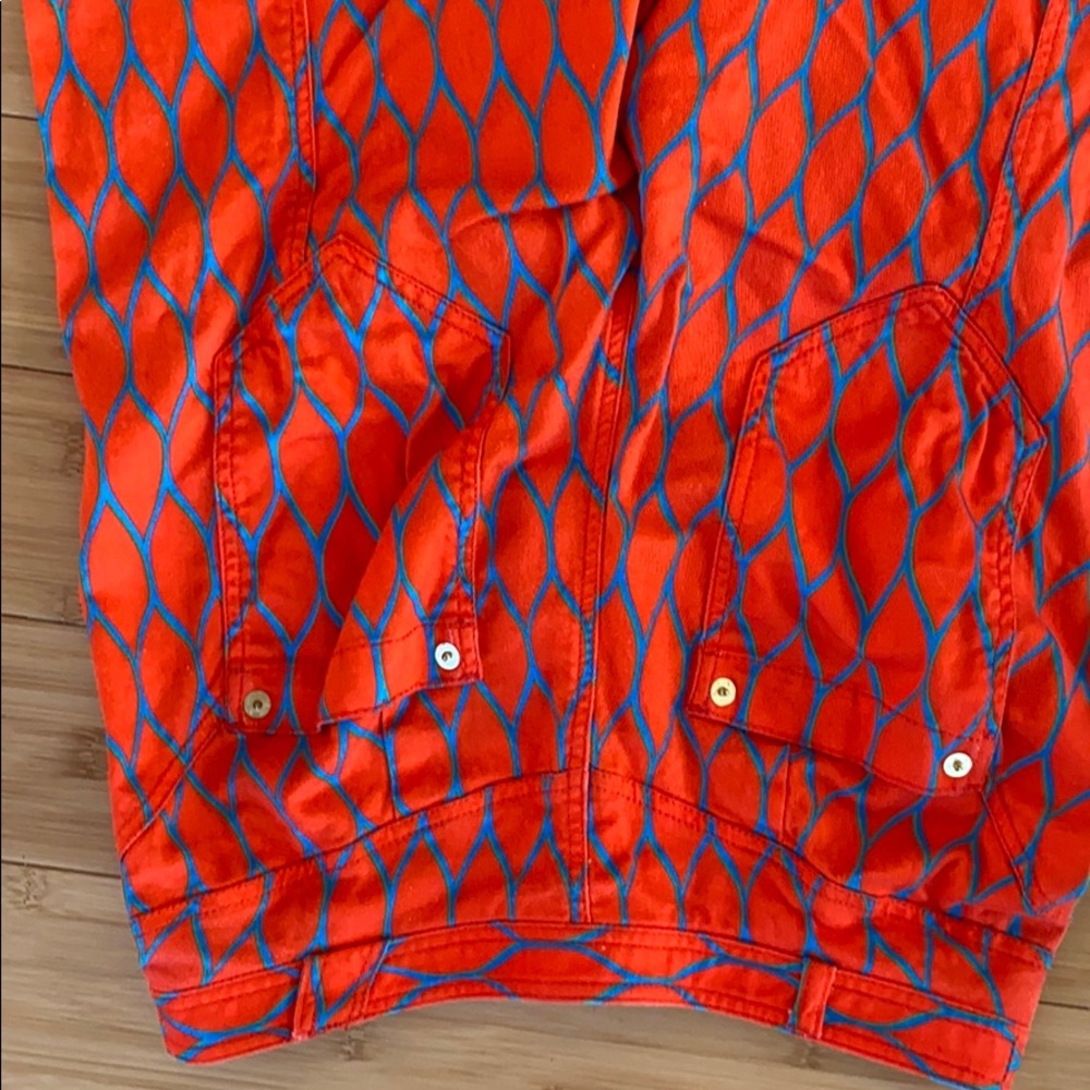 Kenzo Green and Red Flare Jeans - Picture 6 of 13